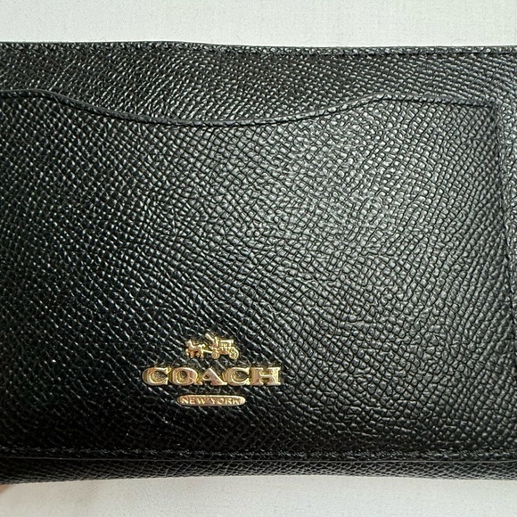 Coach Black Leather Wallet - Picture 2 of 10